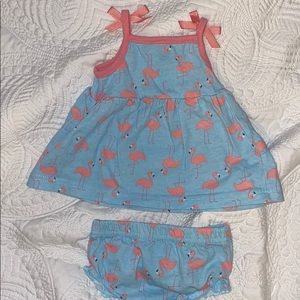 Baby girl Flamingo Outfit